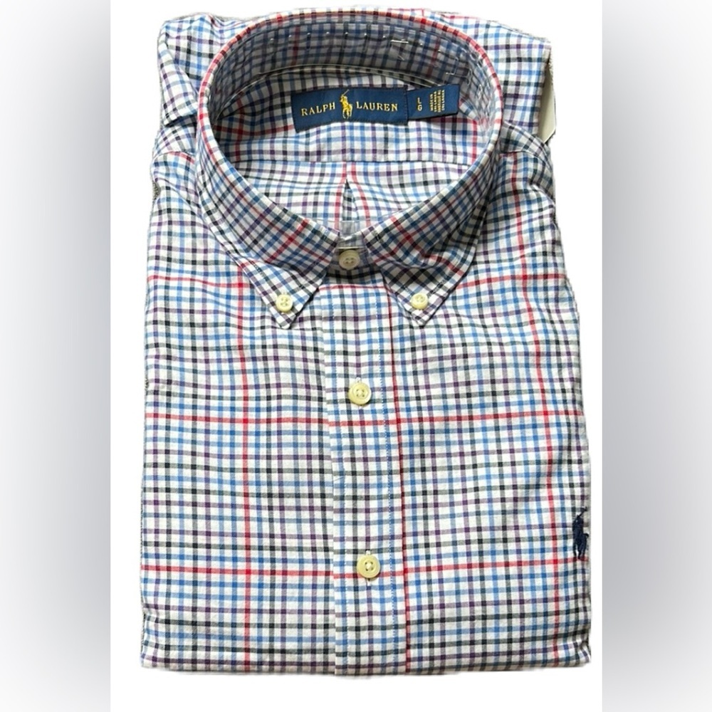 Polo Ralph Lauren
Men's Classic Fit Blue / Ruby -Size L - Picture 1 of 5